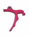 Warrior Proto Rail Saw Rolling Trigger - Dust Red